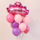 Букет шаров «С Днем рождения, принцесса» № 4