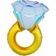 Шар фигура «Кольцо с бриллиантом» 102 см.