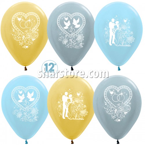 Воздушные шары на свадьбу